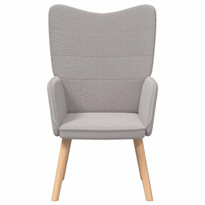 poltrona Grigio chiaro 62 x 67 x 95,5 cm Tessuto Sherpa | homemem39