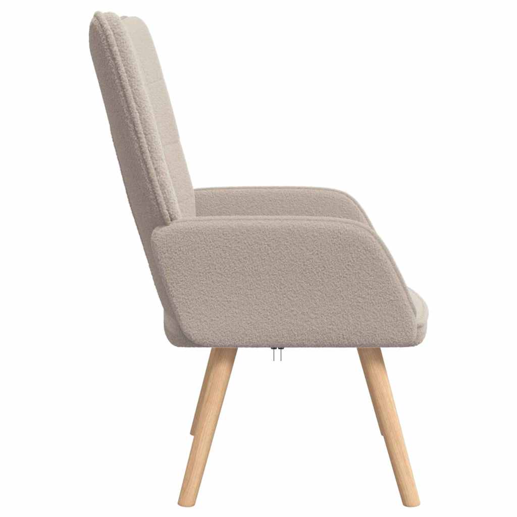 Sedia rilassante Grigio chiaro 62 x 67 x 95.5 cm Tessuto