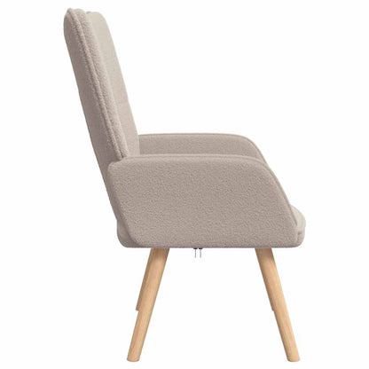 Sedia rilassante Grigio chiaro 62 x 67 x 95.5 cm Tessuto