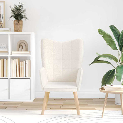 Sedia rilassante Crema 62 x 67 x 95.5 cm Tessuto