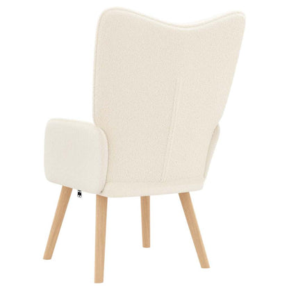 Sedia rilassante Crema 62 x 67 x 95.5 cm Tessuto