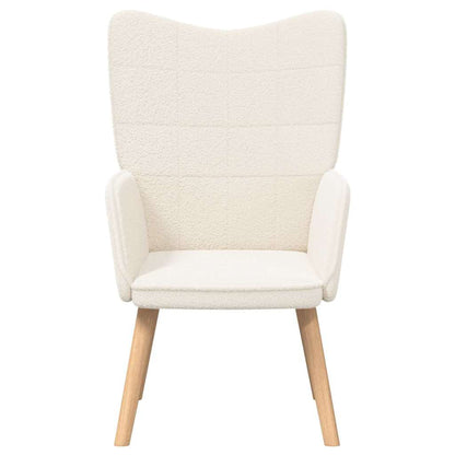Sedia rilassante Crema 62 x 67 x 95.5 cm Tessuto