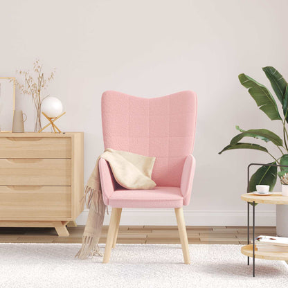 poltrona Rosa 62 x 67 x 95,5 cm Tessuto Sherpa