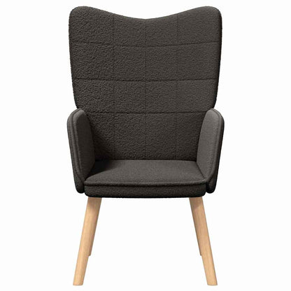 poltrona Grigio scuro 62 x 67 x 95,5 cm Tessuto Sherpa | homemem39