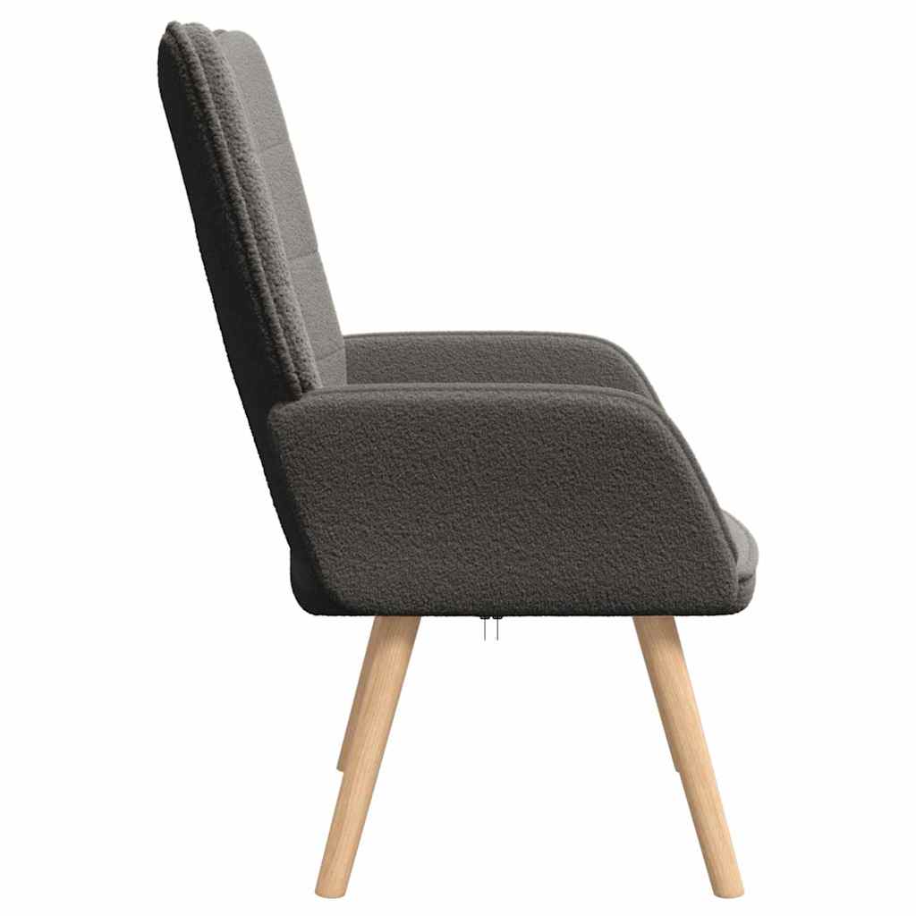 poltrona Grigio scuro 62 x 67 x 95,5 cm Tessuto Sherpa
