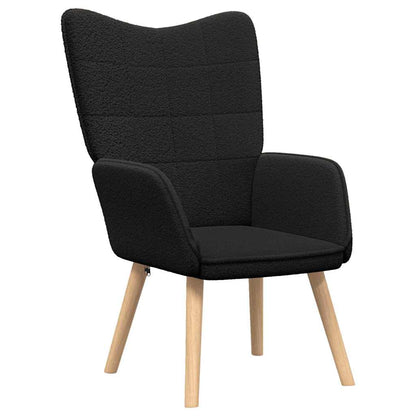 Sedia rilassante Nero 62 x 67 x 95.5 cm Tessuto