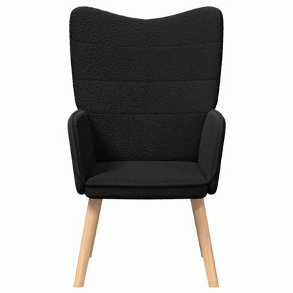 Sedia rilassante Nero 62 x 67 x 95.5 cm Tessuto