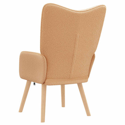 poltrona Beige 62 x 67 x 95,5 cm Tessuto Sherpa | homemem39