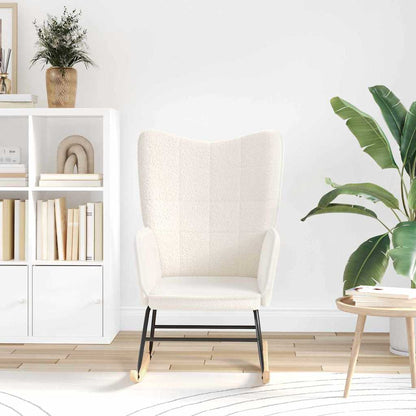 Sedia rilassante Crema 61 x 78 x 98 cm Tessuto