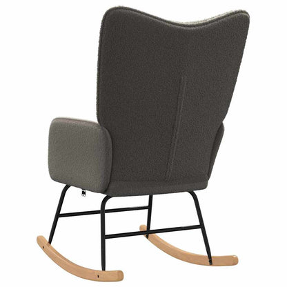 Sedia rilassante Grigio scuro 61 x 78 x 98 cm Tessuto