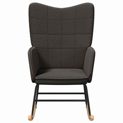 Sedia rilassante Grigio scuro 61 x 78 x 98 cm Tessuto
