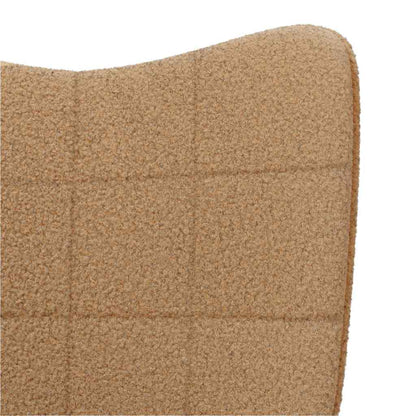 Sedia rilassante Beige 61 x 78 x 98 cm Tessuto