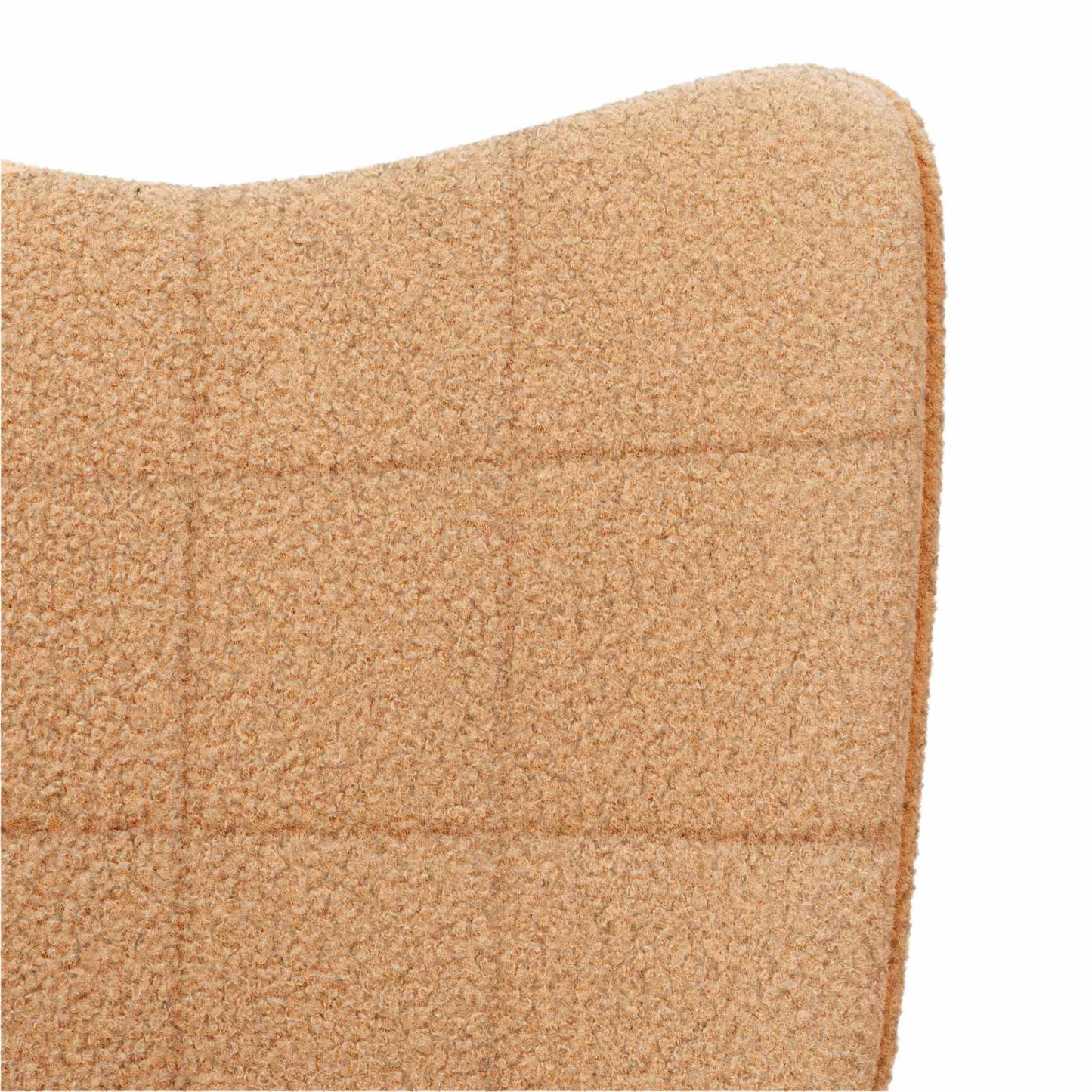 Sedia a dondolo Beige Tessuto Sherpa | homemem39