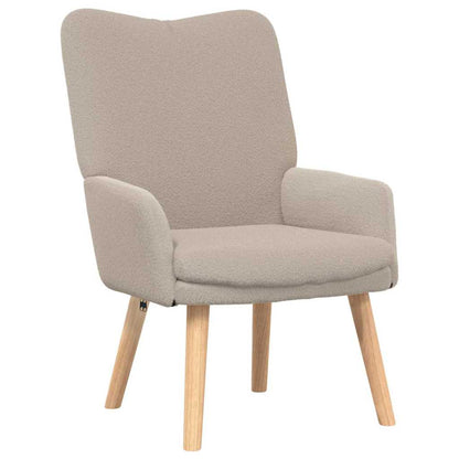 Sedia rilassante Grigio chiaro 63 x 67 x 94 cm Tessuto