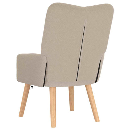 Sedia rilassante Grigio chiaro 63 x 67 x 94 cm Tessuto