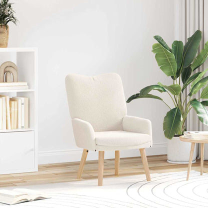 Sedia rilassante Crema 63 x 67 x 94 cm Tessuto