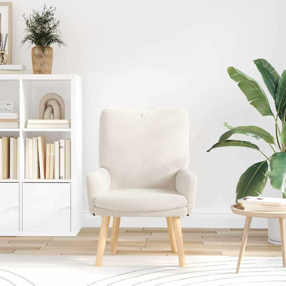 Sedia rilassante Crema 63 x 67 x 94 cm Tessuto