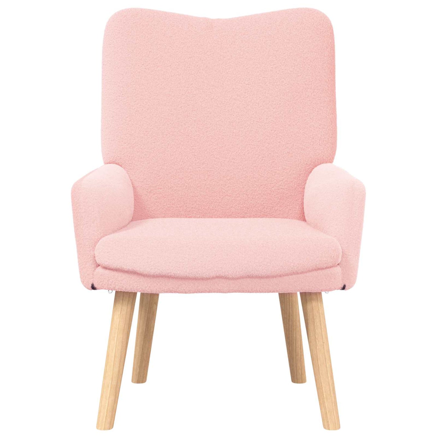 poltrona Rosa 63 x 67 x 94 cm Tessuto di Pecora e Plywood | homemem39