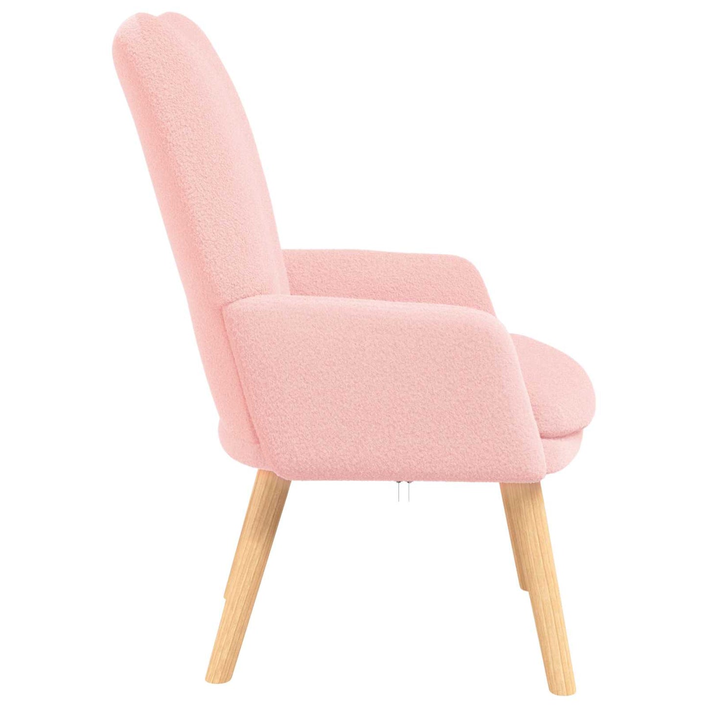 poltrona Rosa 63 x 67 x 94 cm Tessuto di Pecora e Plywood | homemem39