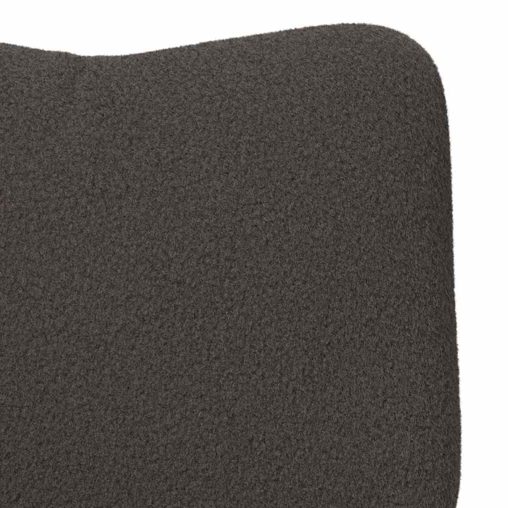 Sedia rilassante Grigio scuro 63 x 67 x 94 cm Tessuto