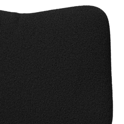 poltrona Nero 63 x 67 x 94 cm Tessuto di Pecora e Plywood | homemem39
