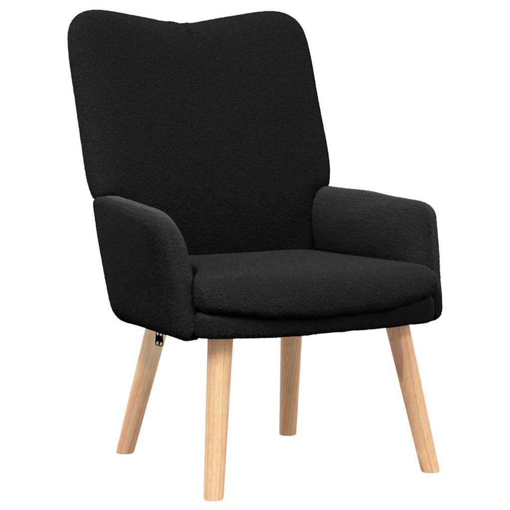 Sedia rilassante Nero 63 x 67 x 94 cm Tessuto