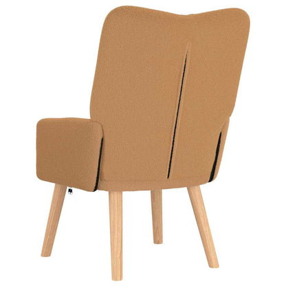 Sedia rilassante Beige 63 x 67 x 94 cm Tessuto