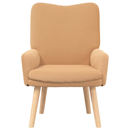 poltrona Beige 63 x 67 x 94 cm Poliestere e compensato
