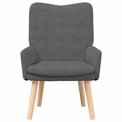 Sedia rilassante Grigio scuro 63 x 67 x 94 cm Tessuto