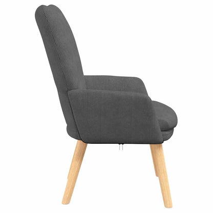 Sedia rilassante Grigio scuro 63 x 67 x 94 cm Tessuto