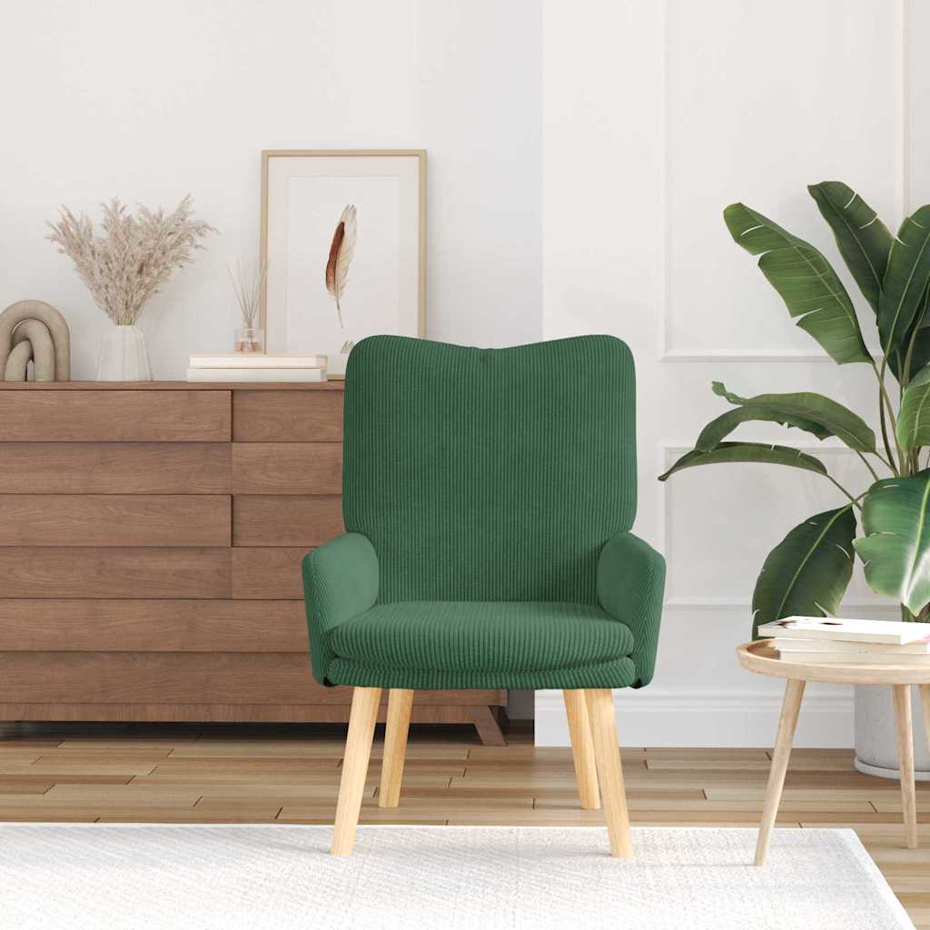 Sedia rilassante Verde giungla 63 x 67 x 94 cm Tessuto