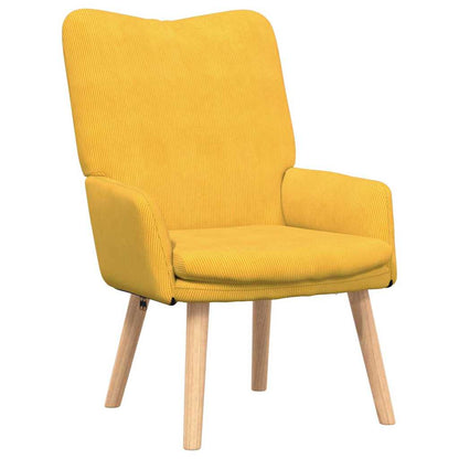 Sedia rilassante Giallo chiaro 63 x 67 x 94 cm Tessuto