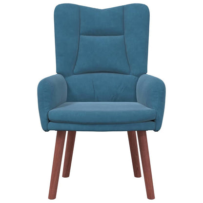Sedia rilassante Blu 63 x 67 x 94 cm Velluto