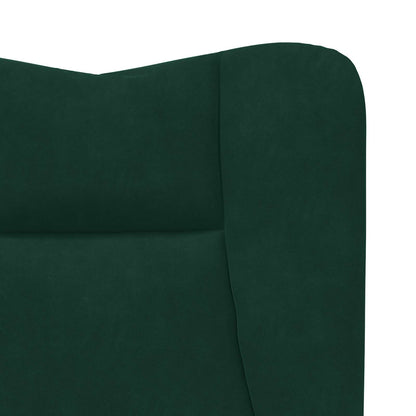 poltrona Verde Scuro 63 x 67 x 94 cm Velluto