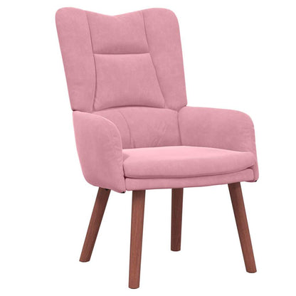 Sedia rilassante Rosa 63 x 67 x 94 cm Velluto