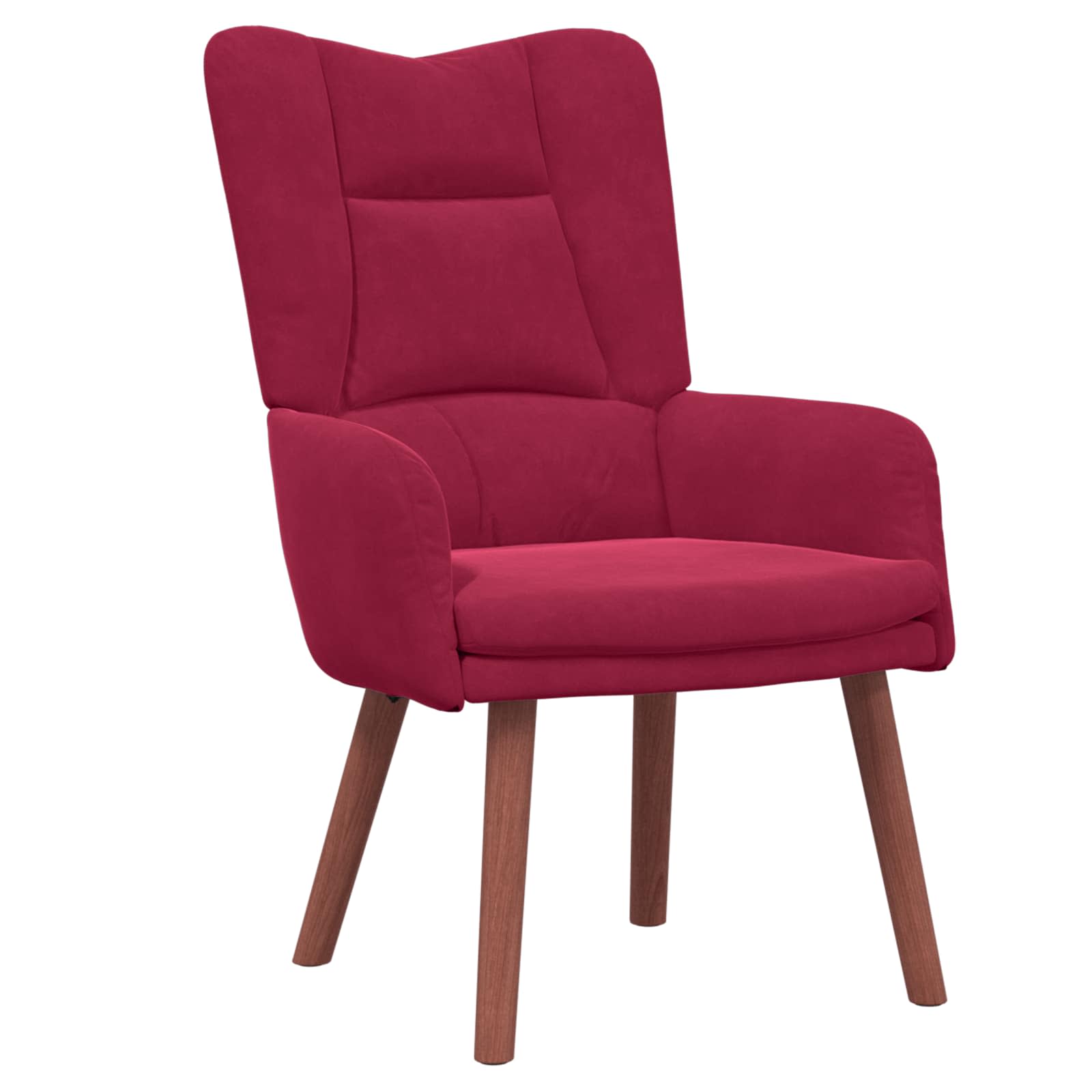 poltrona Rosso Vino 63 x 67 x 94 cm Velluto | homemem39
