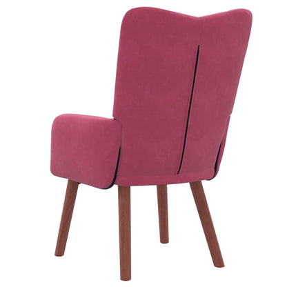 Sedia rilassante Rosso vino 63 x 67 x 94 cm Velluto