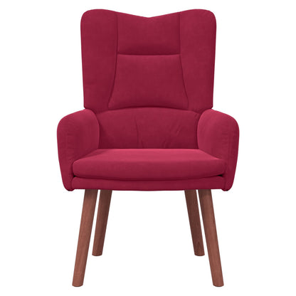 poltrona Rosso Vino 63 x 67 x 94 cm Velluto | homemem39