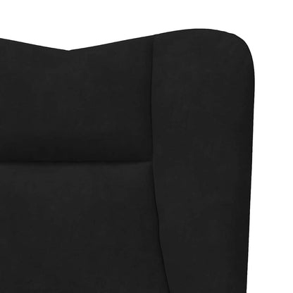 Sedia rilassante Nero 63 x 67 x 94 cm Velluto