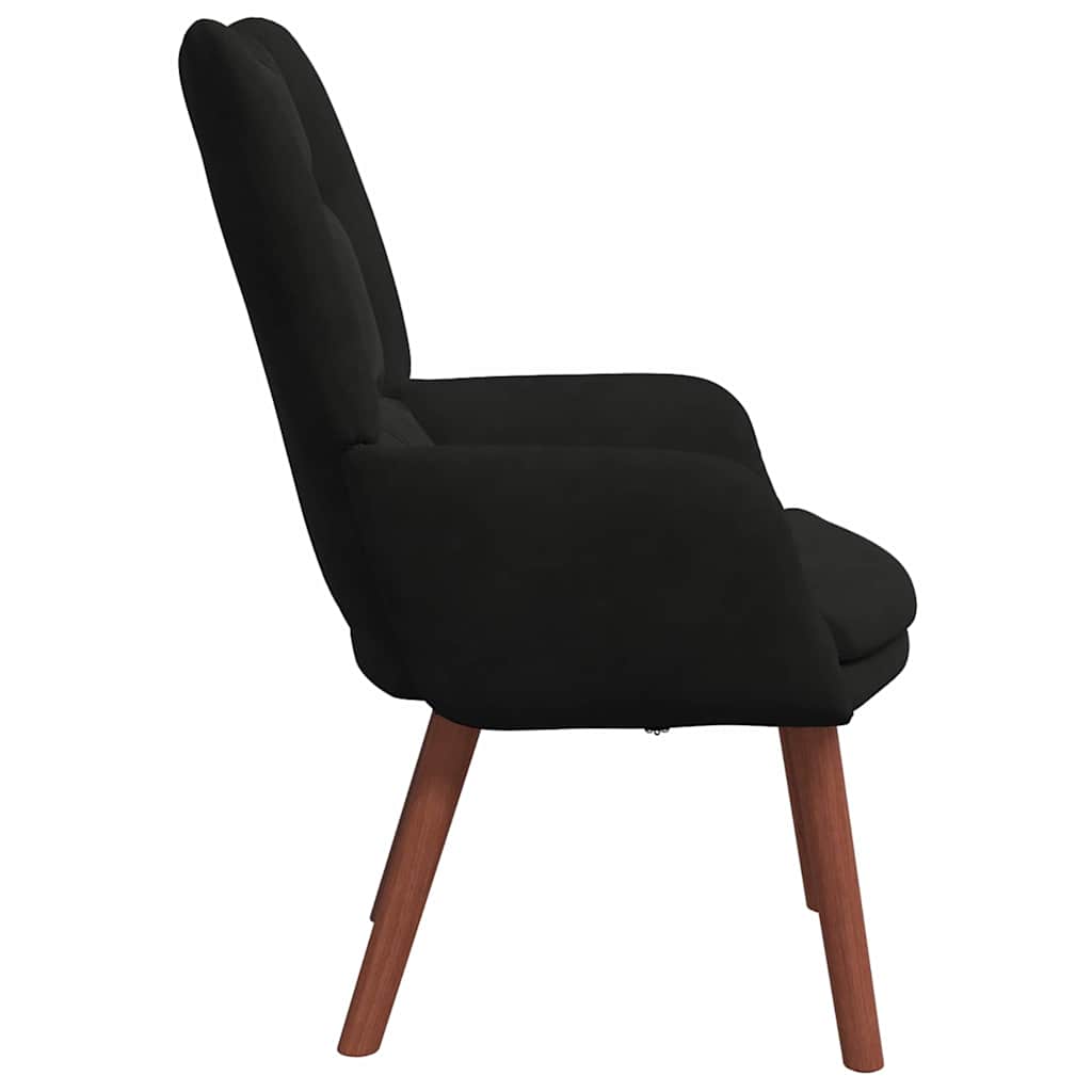 Sedia rilassante Nero 63 x 67 x 94 cm Velluto