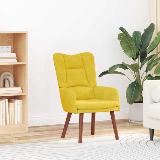 Sedia rilassante Giallo 63 x 67 x 94 cm Velluto