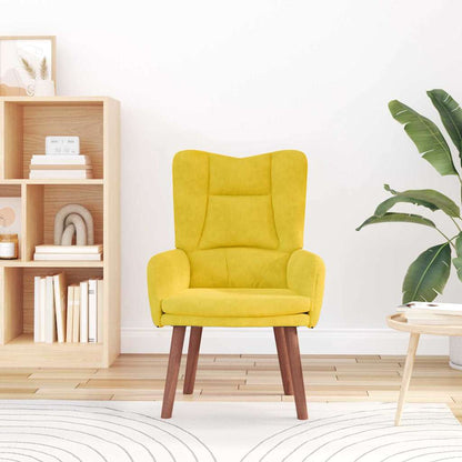 Sedia rilassante Giallo 63 x 67 x 94 cm Velluto