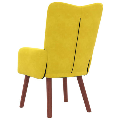 Sedia rilassante Giallo 63 x 67 x 94 cm Velluto