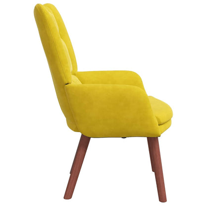 Sedia rilassante Giallo 63 x 67 x 94 cm Velluto