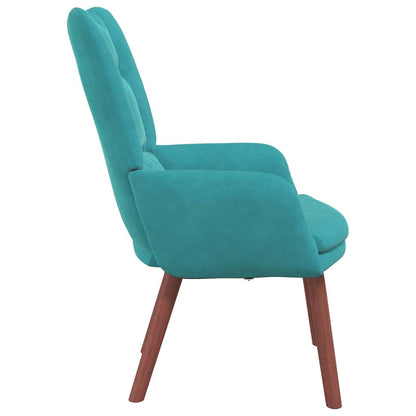 poltrona Turchese 63 x 67 x 94 cm Velluto | homemem39