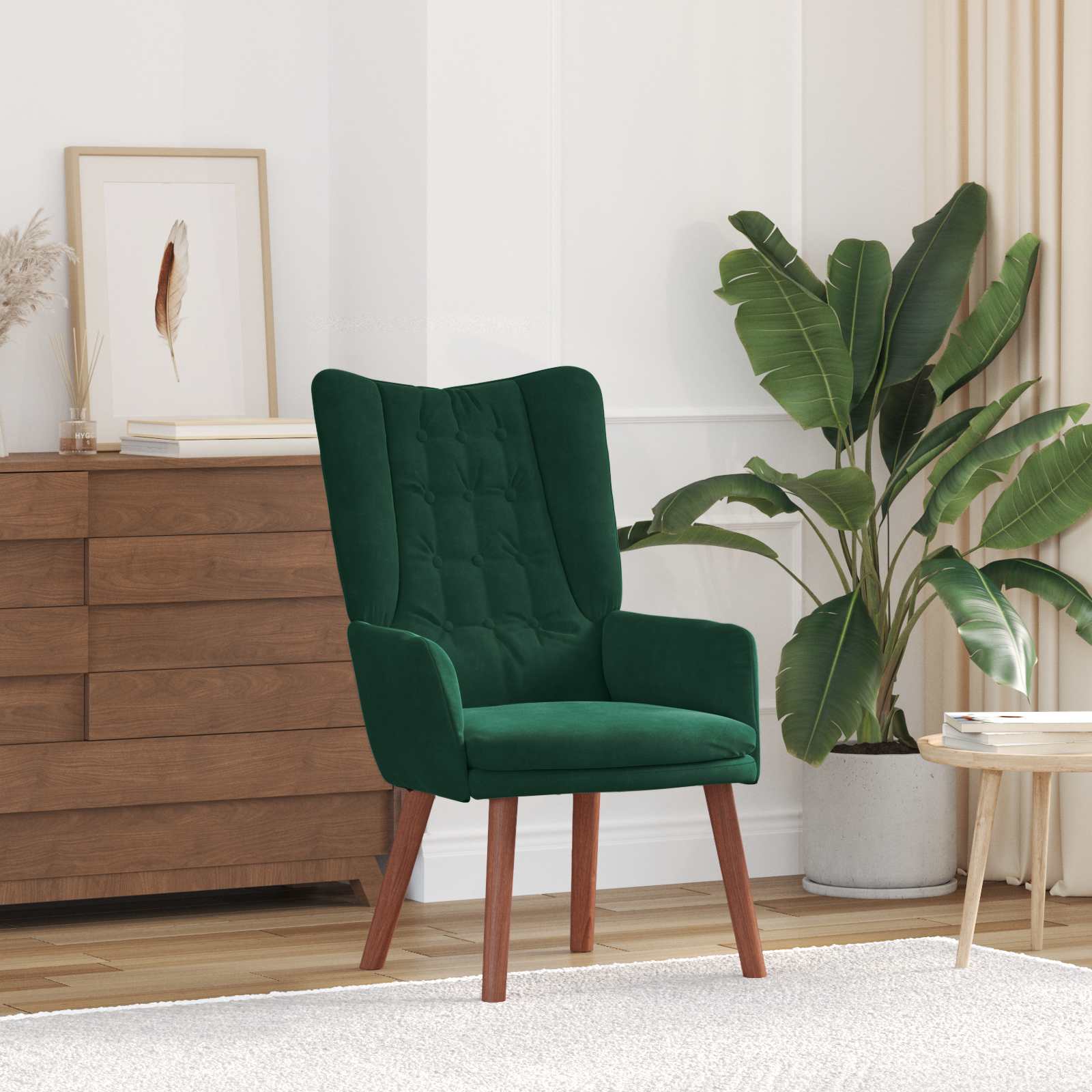 poltrona Verde Scuro 63 x 67 x 94 cm Velluto | homemem39