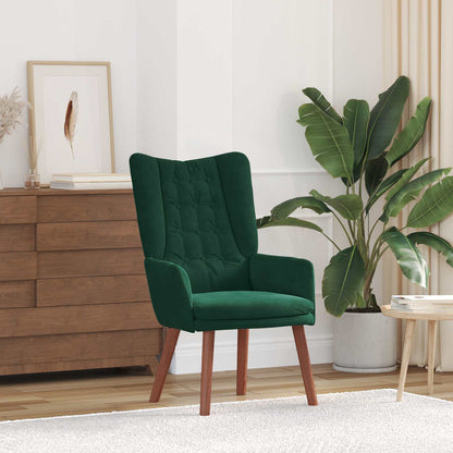 poltrona Verde Scuro 63 x 67 x 94 cm Velluto | homemem39