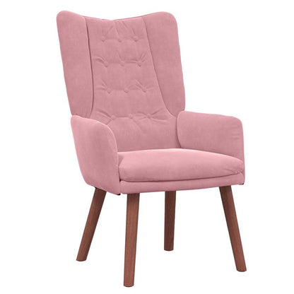 Sedia rilassante Rosa 63 x 67 x 94 cm Velluto