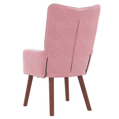 Sedia rilassante Rosa 63 x 67 x 94 cm Velluto