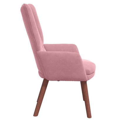 Sedia rilassante Rosa 63 x 67 x 94 cm Velluto